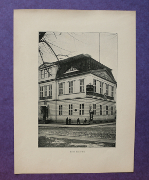 Blatt Architektur Potsdam 1898-1900 Hotel Einsiedler Ortsansicht Brandenburg